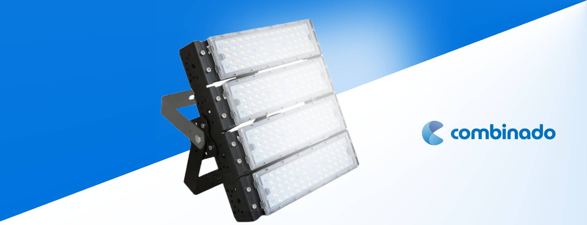 Banner do produto Relfetor Led de 1000w modular com 170Lm/w