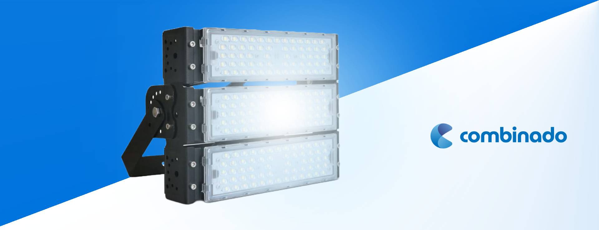 Banner do produto Refletor Led 750w Modular com 170Lm/w