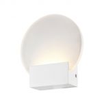 Arandela LED Branca Redonda 6w Branco Quente Gaya