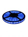 Fita de Led 3528 60 Leds por metro IP65 Rolo 5m Azul 12V