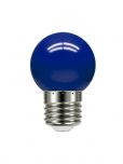 Lâmpada Led Bolinha E27 1w Azul 127v