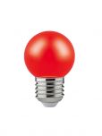 Lâmpada Led Bolinha E27 3w Vermelho Bivolt