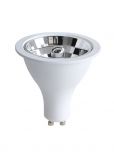 Lampada LED Dicroica GU10 AR70 7w Branco Quente