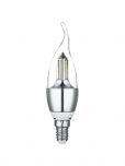 Lampada LED Vela 4w E14 Transparente Com Bico Branco Frio