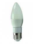 Lampada LED Vela 5w E27 Leitosa Sem Bico Branco Frio