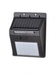 Arandela Solar LED Balizador Parede 4w Sensor Presença 20 Leds Branco Quente Gaya