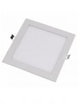 Plafon LED Embutir Quadrado 25w Branco Quente