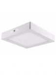 Plafon LED Sobrepor Quadrado 18w Branco Quente