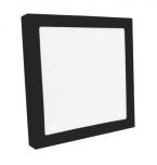 Plafon LED Sobrepor Quadrado 20x20 18w Branco Neutro Preto