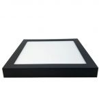 Plafon LED Sobrepor Quadrado 30x30 25w Branco Neutro Preto