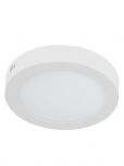 Plafon LED Sobrepor Redondo 12w Branco Quente