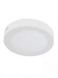 Plafon LED Sobrepor Redondo 6w Branco Frio