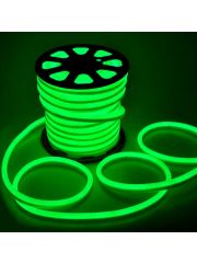 Fita de Led Neon Flex Rolo 100 metros Verde 12v