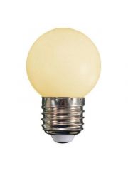 Lâmpada Led Bolinha E27 1w Branco Quente 220v