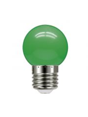 Lâmpada Led Bolinha E27 1w Verde 127v