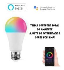 Lampada LED Bulbo Smart 9w RGB