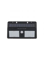 Arandela Solar LED Balizador Parede 12w Sensor Presença 40 Leds Branco Frio