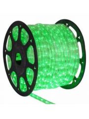 Rolo Mangueira de LED IP65 100 Metros 11mm Verde 110v