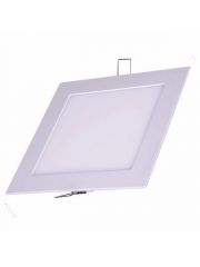 Plafon LED Embutir Quadrado 12w Branco Quente