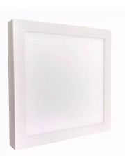 Plafon LED Sobrepor Quadrado 12w Branco Neutro