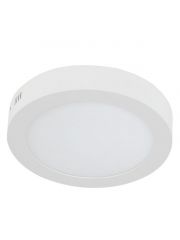 Plafon LED Sobrepor Redondo 12w Branco Frio