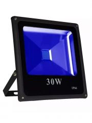 Refletor LED 30w Holofote MicroLED SMD Azul Prova d'água