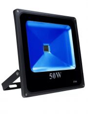 Refletor LED 50w Holofote SMD Azul Prova d'água