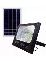 Refletor Solar LED 100w Auto Recarregável Branco Frio Prova d'água