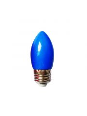 Lampada LED Vela 1w E27 Azul 110v