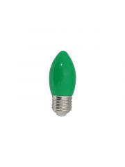 Lampada LED Vela 1w E27 Verde 110v